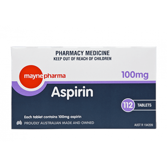 Buy Mayne Pharma Aspirin 100mg 112 Tablets Online Pharmacy Direct