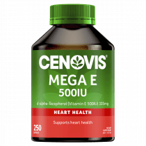 Cenovis Mega E 500IU Vitamin E 250 Capsules