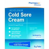 Pharmacy Choice Aciclovir Cold Sore Cream Tube 5g