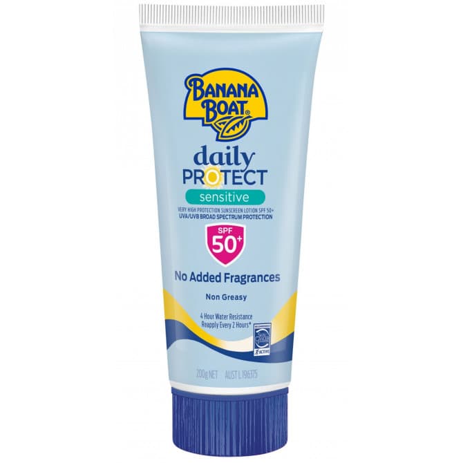 Banana Boat Daily Protect Sensitive Lotion SPF 50+ Tube 200g 9330344001502