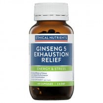 Ethical Nutrients Ginseng 5 Exhaustion Relief 60 Capsules