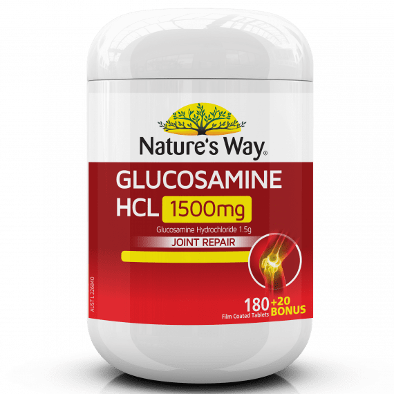 Natures Way Glucosamine 1500mg 180 plus 20 Tablets