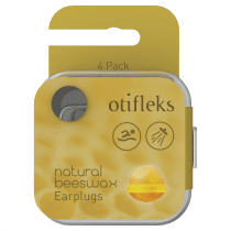 Otifleks Natural Beeswax Earplugs 4 Pack