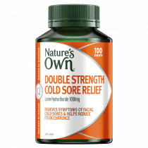 Natures Own Double Strength Cold Sore Relief 100 Tablets
