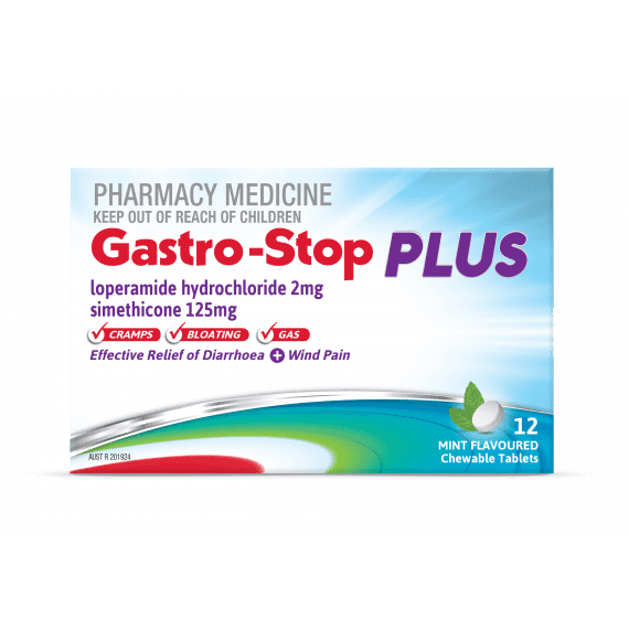 Gastro-Stop Plus Chewable Mint 12 Tablets