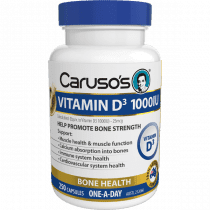 Caruso's Vitamin D3 1000IU 250 Capsules
