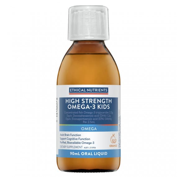 Ethical Nutrients High Strength Omega-3 Kids Liquid Orange 90ml