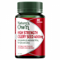 Natures Own High Strength Celery Seed 4000mg 30 Capsules