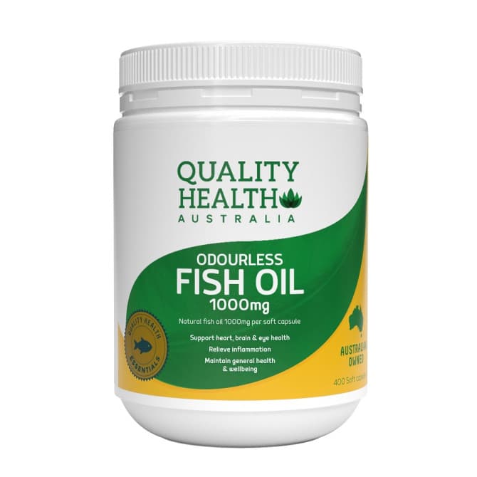 Odourless Fish Oil 1000mg Swisse Ultiboost Odourless Fish Oil