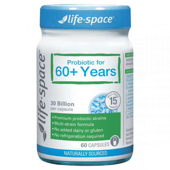 Life Space Broad Spectrum Probiotic For 60+ Years 60 Capsules