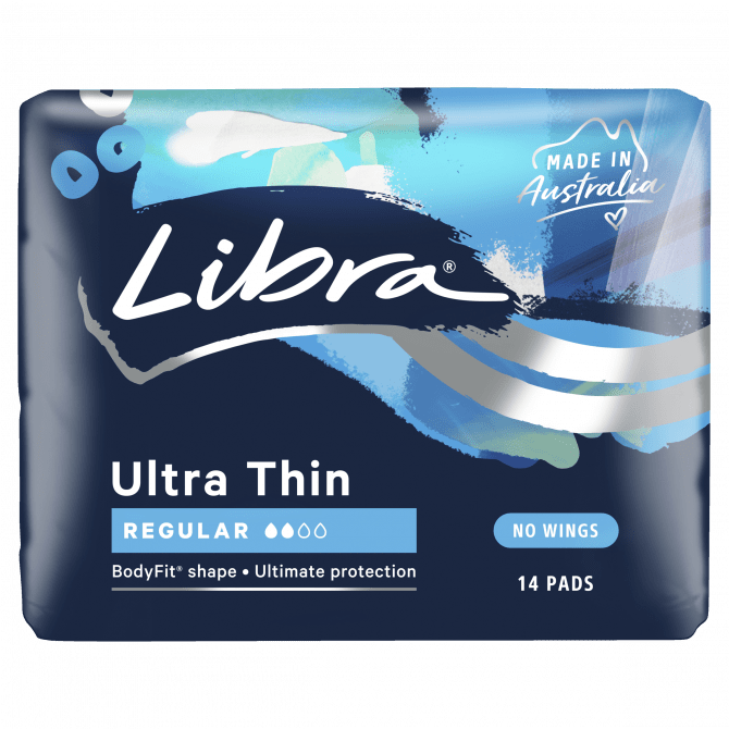Buy Libra Ultra Thin Pads Regular No Wings 14 Pack Online