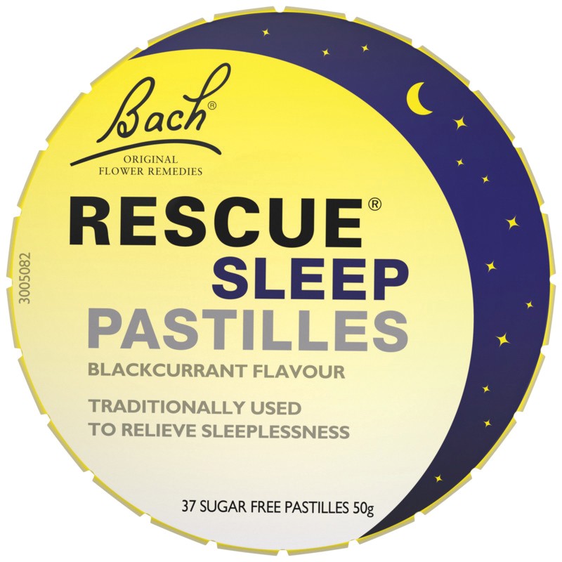 Buy Bach Rescue Sleep Pastilles Blackcurrant 50g Online at Pharmacy Direct