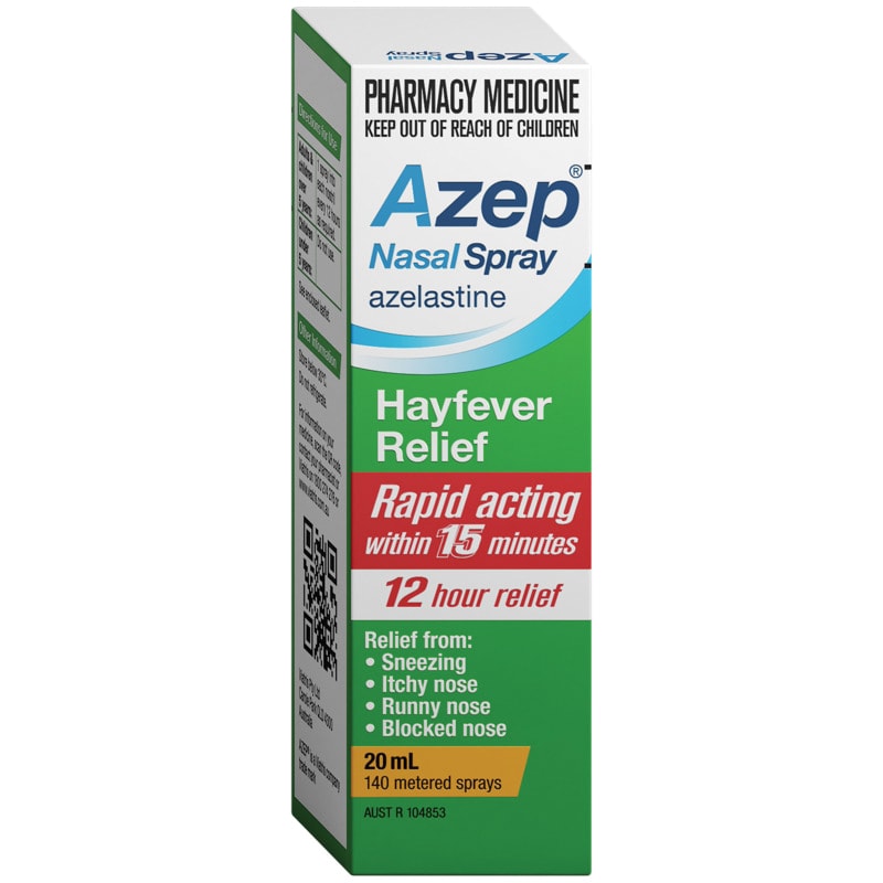 Buy Azep Hayfever Relief Nasal Spray 20ml Online at Pharmacy Direct