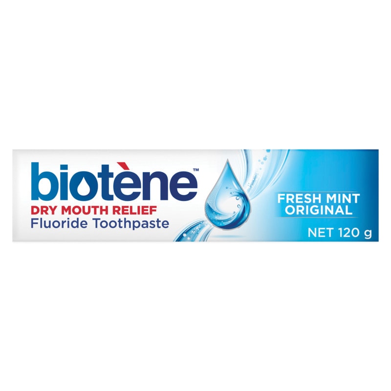 Buy Biotene Fluoride Toothpaste Fresh Mint Original 120g Online at ...